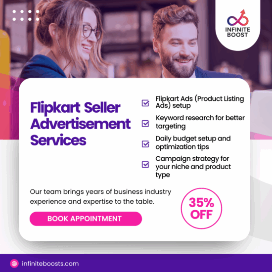 Flipkart ad setup and management for product visibility and sponsored campaigns
