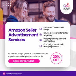 Amazon ad setup and management for product visibility and sponsored campaigns