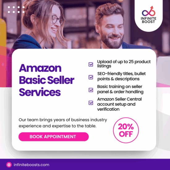 Basic Amazon seller support for onboarding, product uploads, and listing help