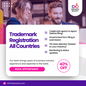 Trademark registration services in international jurisdictions – InfiniteBoost
