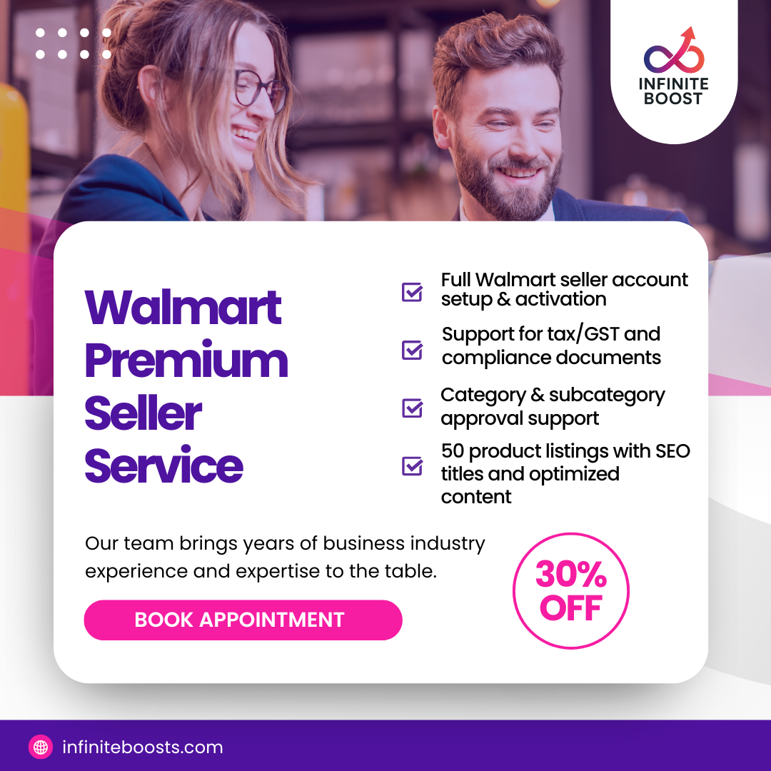 Walmart premium seller support including advertising and sales optimization – InfiniteBoost