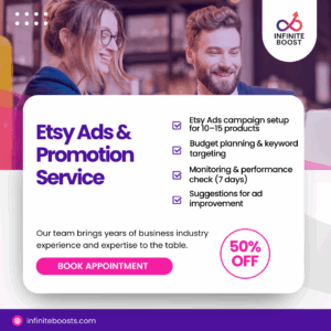 Etsy advertising services for product visibility and sales growth – InfiniteBoost