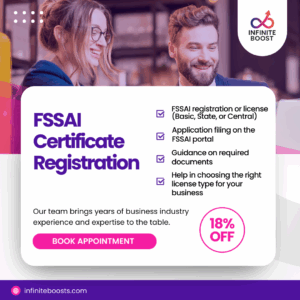 FSSAI food license registration for food businesses and kitchens